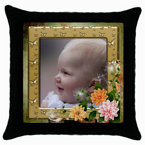 Pretty As A Picture Throw Pillow By Deborah Front