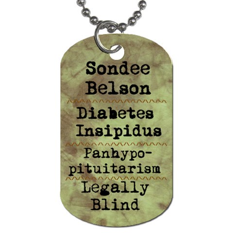 Camo Dog Tags By Sondee Belson Back