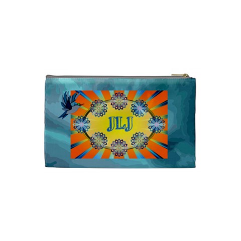 Name/initial Small Cosmetic Bag By Joy Johns Back