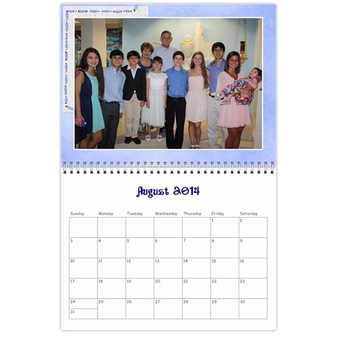 Calendario 2014 By Edna Aug 2014