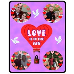 Love Is In The Air medium blanket 2 - Fleece Blanket (Medium)