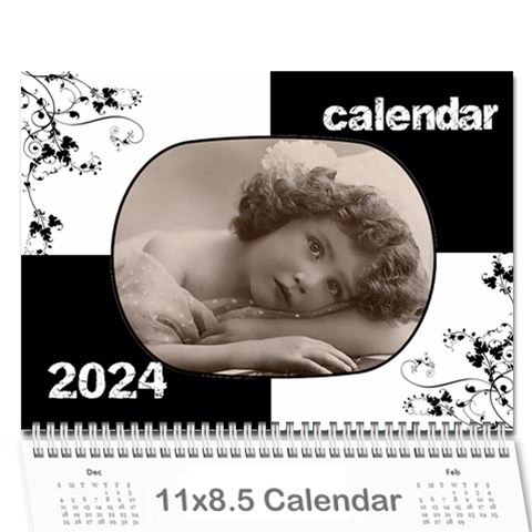 2024 Vintage Prints Calendar By Catvinnat Cover