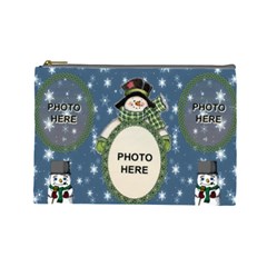 Snow Days large cosmetic bag (7 styles) - Cosmetic Bag (Large)