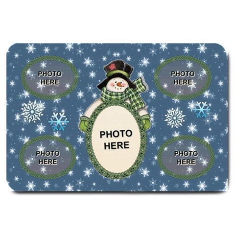 Snow Days Large Door Mat By Joy Johns 30 x20  Door Mat