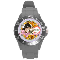 kids - Round Plastic Sport Watch (L)