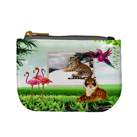 Tiger Mini Coin Purse By Catvinnat Front