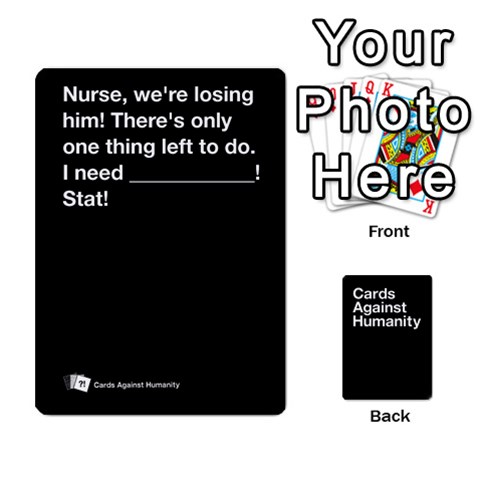 Cah Black Cards 4 By Steven Front - Heart7