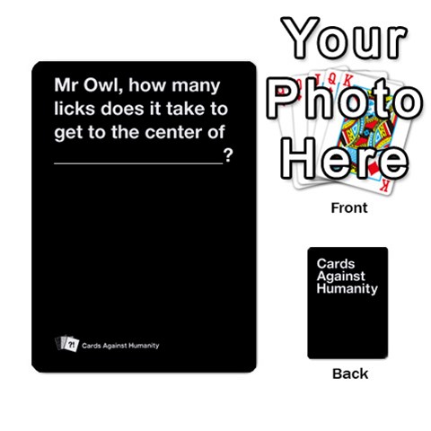 Ace Cah Black Cards 4 By Steven Front - HeartA