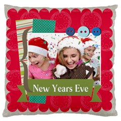 new year - Large Cushion Case (Two Sides)