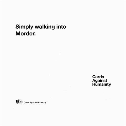 Cah White Cards 7 By Steven Front - Heart5