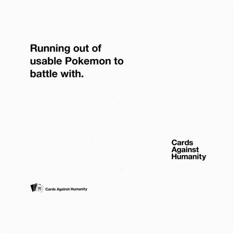 Cah White Cards 7 By Steven Front - Heart6