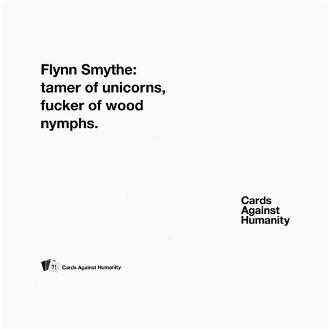 Cah White Cards 7 By Steven Front - Diamond4