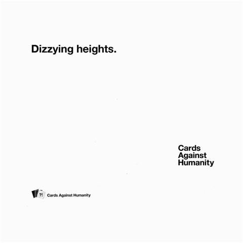 Cah White Cards 7 By Steven Front - Diamond7