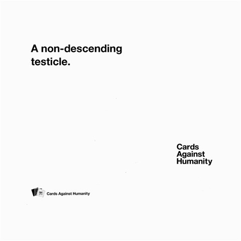 Cah White Cards 7 By Steven Front - Club6