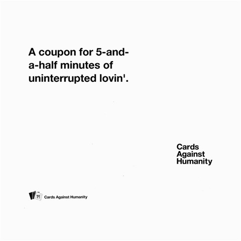 Ace Cah White Cards 7 By Steven Front - ClubA