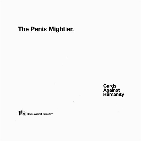 Cah White Cards 7 By Steven Front - Spade9