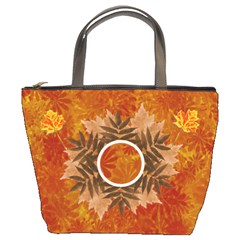 Autumn bucket bag