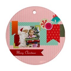 merry christmas - Ornament (Round)