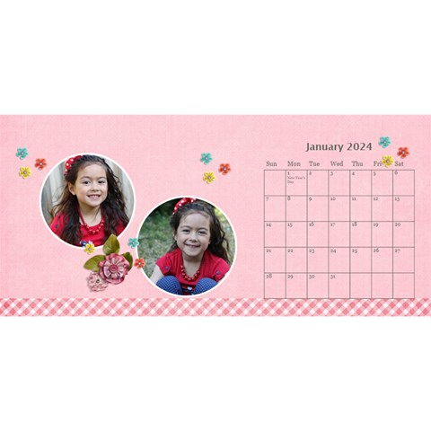 Desktop Calendar 11  X 5  Jan 2024