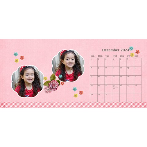 Desktop Calendar 11  X 5  Dec 2024