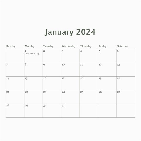Wall Calendar 11 X 8 5 Feb 2024