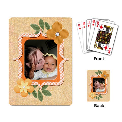 Orange Cards By Angeye Back