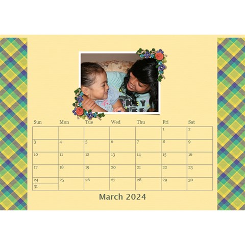 Desktop Calendar 8 5  X 6  Mar 2024