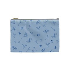 Camping Blue - Cosmetic Bag (Medium)