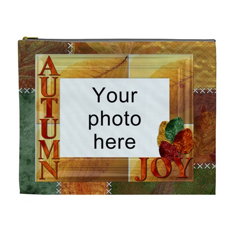 Autumn Xl Cosmetic Bag By Lil Front