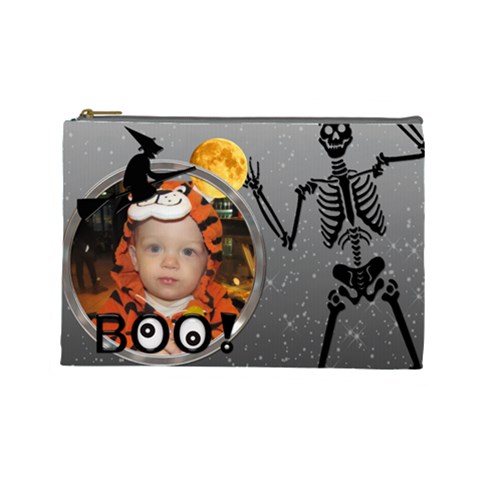 Halloween Large Cosmetic Bag By Lil Front
