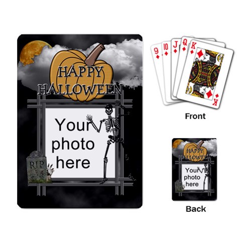 Halloween Playing Cards By Lil Back