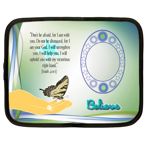 Bible Quote Netbook Case Xxl By Joy Johns Front