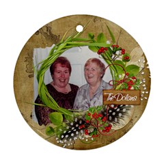 Ornament 1 side_The Dolans - Ornament (Round)