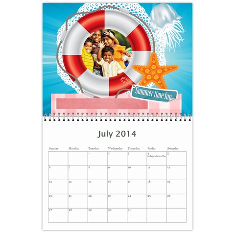 Year Calendar By C1 Jul 2014