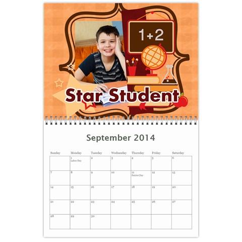 Year Calendar By C1 Sep 2014