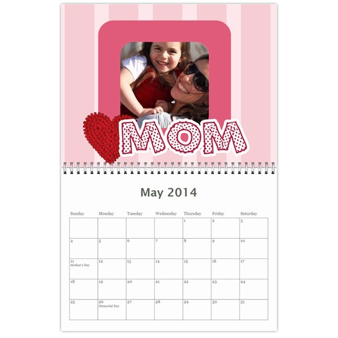 Year Calendar By C1 May 2014