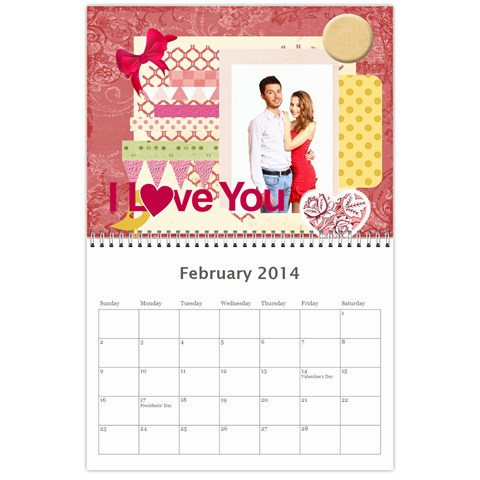 Year Calendar By C1 Feb 2014