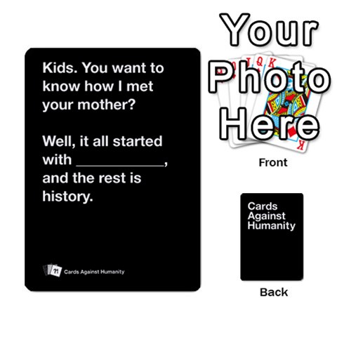 Cah Black Cards 5 By Steven Front - Heart6