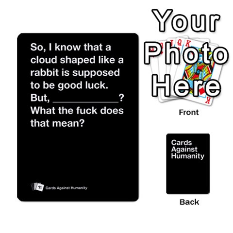 Cah Black Cards 5 By Steven Front - Heart10
