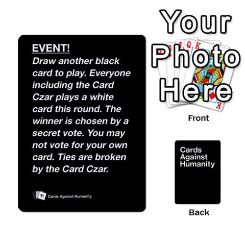 Ace Cah Black Cards 5 By Steven Front - ClubA