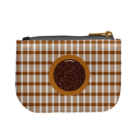 Basix Brown Coin Purse By Lisa Minor Back