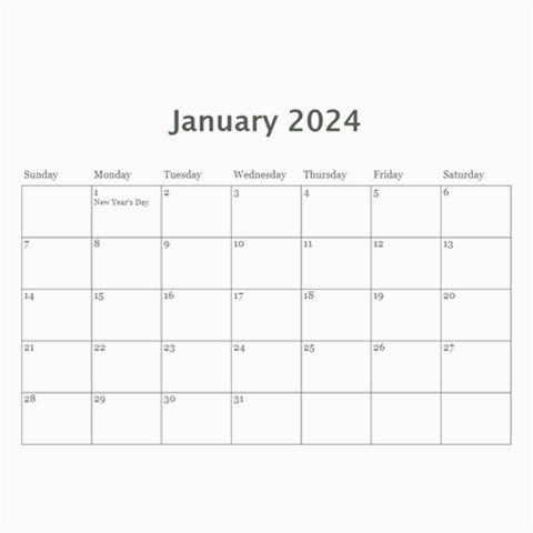 Wall Calendar 11 X 8 5 Feb 2024