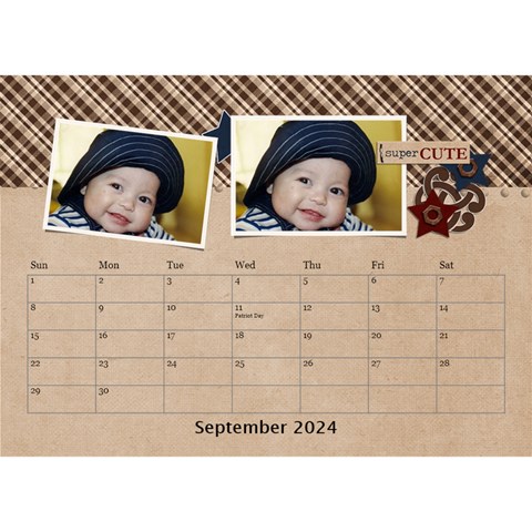 Desktop Calendar 8 5  X 6  Sep 2024