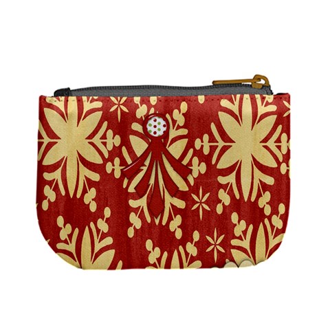 Happy Holidays Coin Bag 3 By Lisa Minor Back
