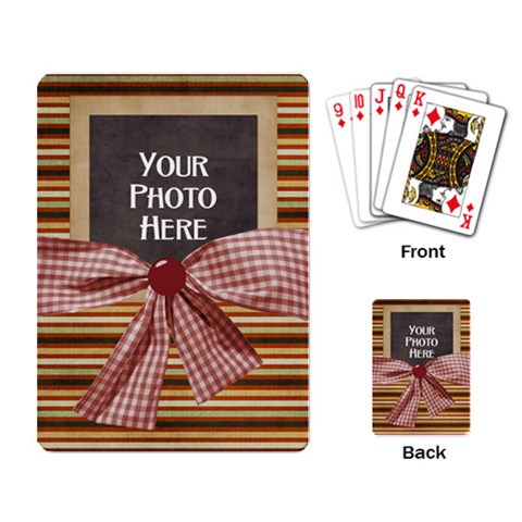 And To All A Good Night Playing Cards 1 By Lisa Minor Back