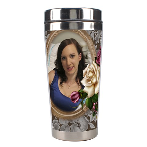 Coffee Dreaming Stainless Steel Travel Tumbler By Deborah Left