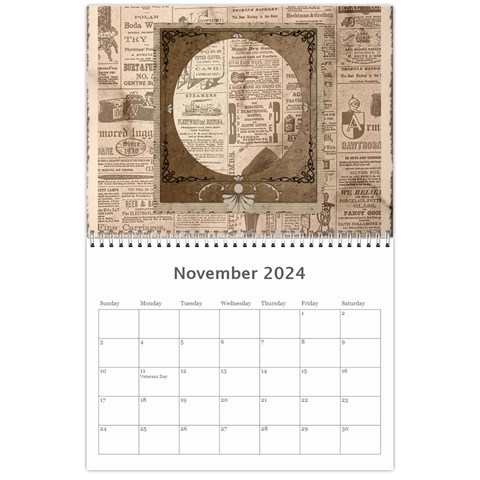 Family Tree Calendar Nov 2024