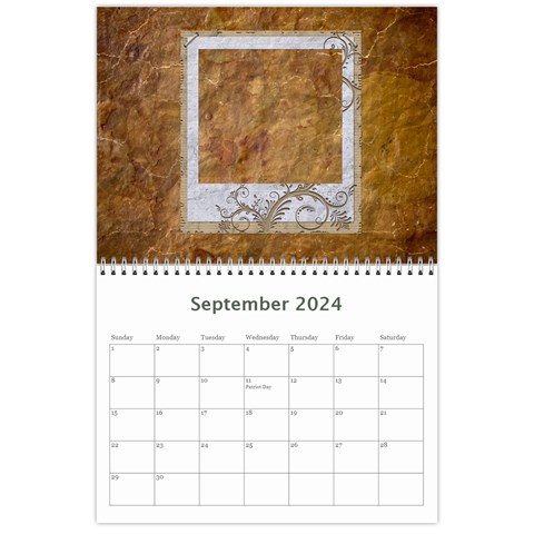 Family Tree Calendar Sep 2024