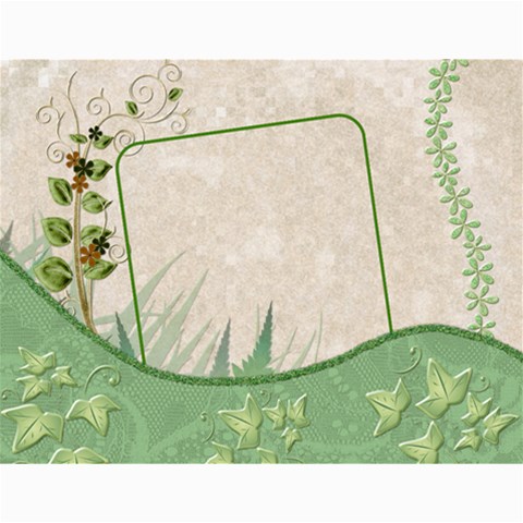 Nature Green 12 Month Wall Calendar By Lil May 2024