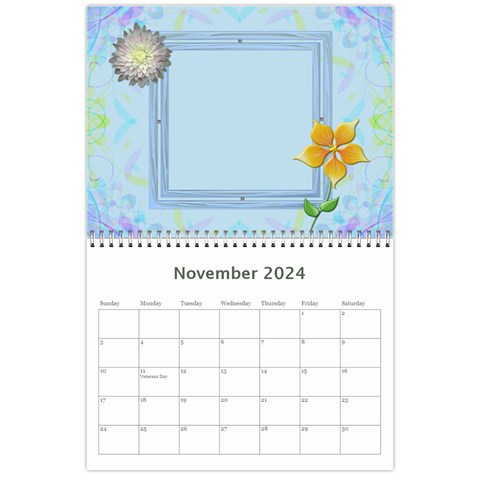 Fun And Pretty Calendar (12 Month) By Lil Nov 2024